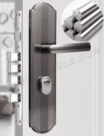 Security Door Steel Handle And Lock — изображение 2